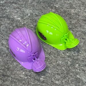 Set of 2 Kids Construction Hard Hats ‘Discovery Depot’ Pretend Play